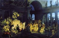 Римская оргия блестящих времен цезаризма. 1872  - Семирадский