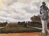 Версальский парк осенью. 1926 - Серебрякова