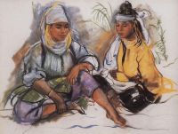 Две марокканки. 1932 - Серебрякова
