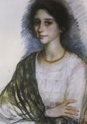 Женский портрет. 1923 - Серебрякова