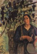 Итальянская крестьянка в винограднике. 1936 - Серебрякова
