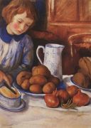 Катя у кухонного стола. 1923 - Серебрякова