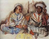 Музыканты (араб и негр). 1928 - Серебрякова