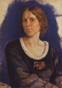 Портрет А.И.Куниной. 1921 - Серебрякова