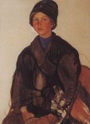 Портрет мальчика. 1910-е - Серебрякова