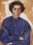 Портрет писателя Г.И.Чулкова. 1910 - Серебрякова