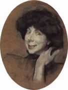 Портрет А.К.Бенуа. 1908 - Серов
