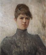 Портрет актрисы М.Я.Ван-Зандт, в замужестве Чериновой. 1886 - Серов