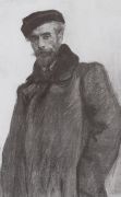 Портрет И.И.Левитана. 1900 - Серов