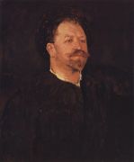 Портрет итальянского певца Франческо Таманьо. 1891-1893 - Серов