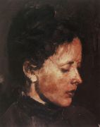 Портрет О.Ф.Серовой. 1889-1890 - Серов