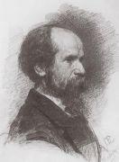 Портрет П.П.Чистякова. 1881 - Серов