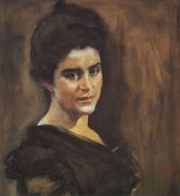 Портрет С.М.Драгомировой-Лукомской. 1900 - Серов