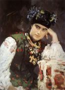 Портрет С.М.Драгомировой. 1889 - Серов