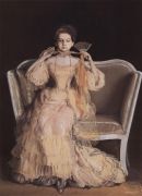 Дама в розовом. 1903 - Сомов