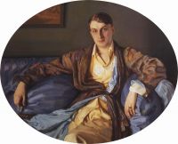 Портрет М.Г.Лукьянова. 1918 - Сомов