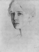 Портрет С.П.Званцевой. 1911 - Сомов