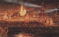 Иллюминация Москвы. 1882 - Суриков