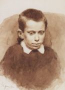 Портрет А.С.Матвеева в детстве. 1881 - Суриков