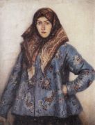 Портрет Л.Т.Маториной. Казачка. 1892 - Суриков