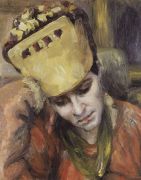 Портрет молодой женщины в кокошнике. 1892 - Суриков