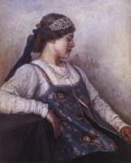Портрет Н.Ф.Матвеевой. 1909 - Суриков