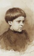 Портрет О.В.Суриковой. 1880-е - Суриков