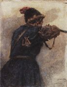 Стреляющий казак. 1890-е - Суриков