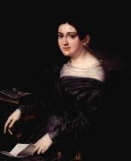 Портрет писательницы Лидии Николаевны Кожиной. 1830  - Тропинин