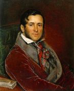 Портрет С.Н.Мосолова. 1836  - Тропинин