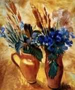 Два горшка с цветами. 1930  - Тырса