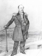 Портрет С.Д.Шишмарева на борту корабля. 1849г.  - Федотов