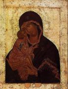 Донская икона Богоматери.1390-е годы  - Феофан