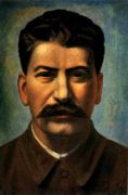 Портрет И.В.Сталина. 1936.  - Филонов