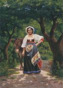 Итальянка. 1857  - Худяков