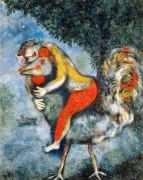 Chagall, Marc - The Cockerel (end - Шагал