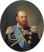 Портрет Александра III. Холст, масло. 89х75 см - Шильдер