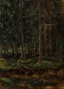 «Лесной пейзаж» (1890-е) - Шишкин