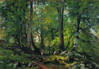 Буковый лес в Швейцарии 1863-1864 85.5х124 - Шишкин