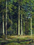 Еловый лес 1891 109х85 - Шишкин