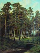 Мостик в лесу 1895 108х81 - Шишкин