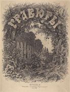Обложка альбома 1873 года. 1873 34,5х25,3 - Шишкин