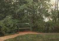 Скамейка в аллее 1872 - Шишкин
