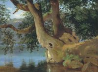 Озеро Неми близ Рима. 1845 - Штернберг