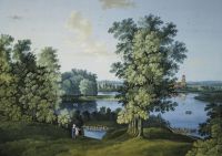 Вид Большого пруда в Царскосельском парке - Щедрин