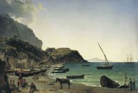 Большая гавань на острове Капри. 1828 - Щедрин