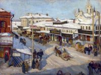 1909 Нижний Новгород зимой. - Юон