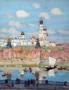 1910 Москва. Кремль. Б., акв. 32x35. Ереван - Юон