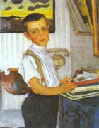 1912 Портрет Бори Юона, сына художника. 87,7х69,8. ГТГ - Юон