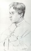1923 Портрет И.К.Юона, сына художника. Б., кар. 41х26,8. Собр. О.И.Юона. М. - Юон